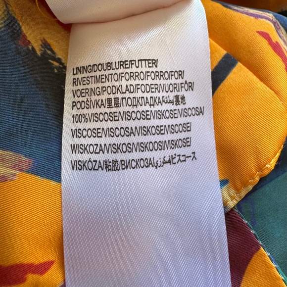 Farm Rio Tropical Floral Printed Colorful Layered Maxi Dress Size L Tie Straps - Picture 11 of 14